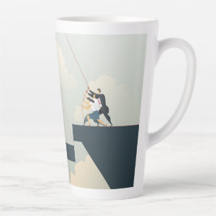Business teamwork latte mug