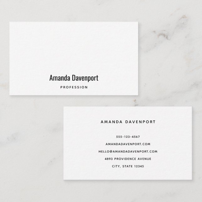 Business template 2 business card (Front/Back)