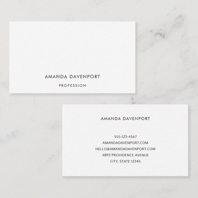 Business template 3 card (Front/Back)