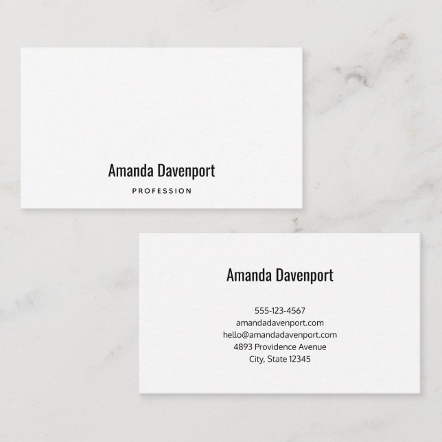 Business template 7 business card (Front/Back)