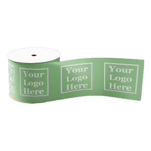 Business Template Sage Your Logo Here Grosgrain Ribbon
