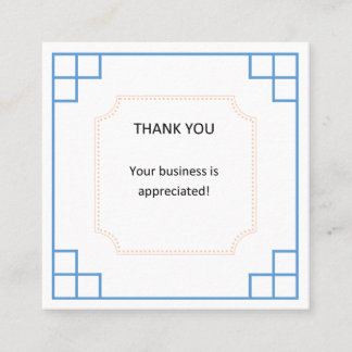 Business Thank You Card