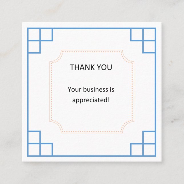 Business Thank You Card (Front)