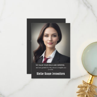 Business Thank You  Card