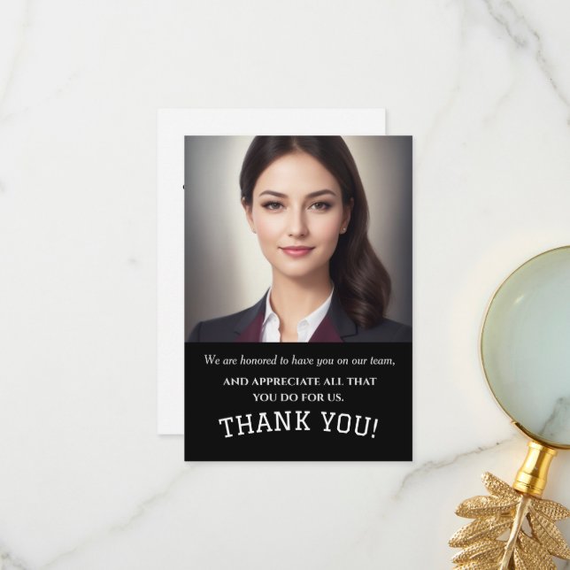 Business Thank You, Company Thank You (Front/Back In Situ)