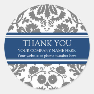 Business Thank You Custom Company Name Stickers