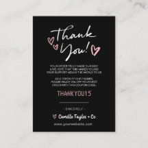 Business Thank You & Discount Code | Modern 
