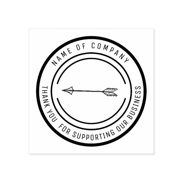 BUSINESS  thank you  For Supporting  LOGO STAMP (Imprint)