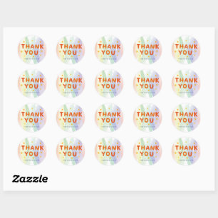 Business Thank You for Your Order Classic Round Sticker