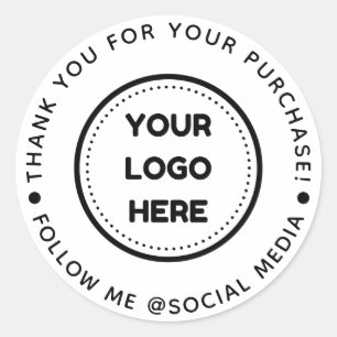 Business Thank You For Your Purchase Sticker
