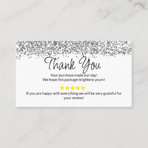 business thank you homemade business card