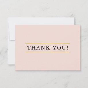 BUSINESS THANK YOU mondern minimal order insert Card