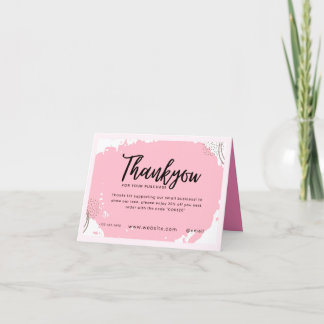 business thank you note