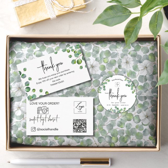 Business Thank You snap & Share Order Insert (Creator Uploaded)