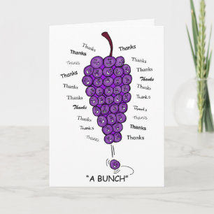 Business Thanks a Bunch Thank You Card