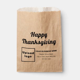 Business Thanksgiving Brown Paper Bag