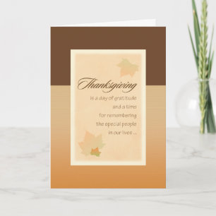Business Thanksgiving Card