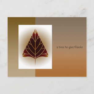 Business Thanksgiving to Customers/Clients Holiday Postcard