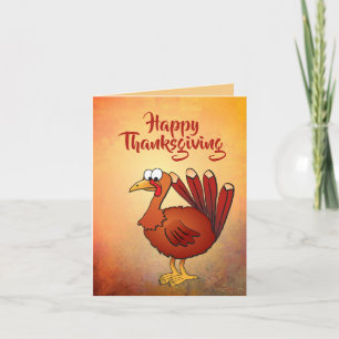 Business Thanksgiving Turkey 20 Thank You Card