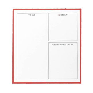 Business To-Do Notepad for Daily & Project Planner