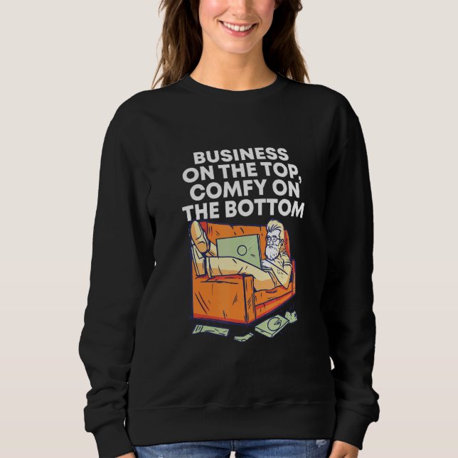 Business Top Comfy Bottom Work From Home Clothes W (Front)