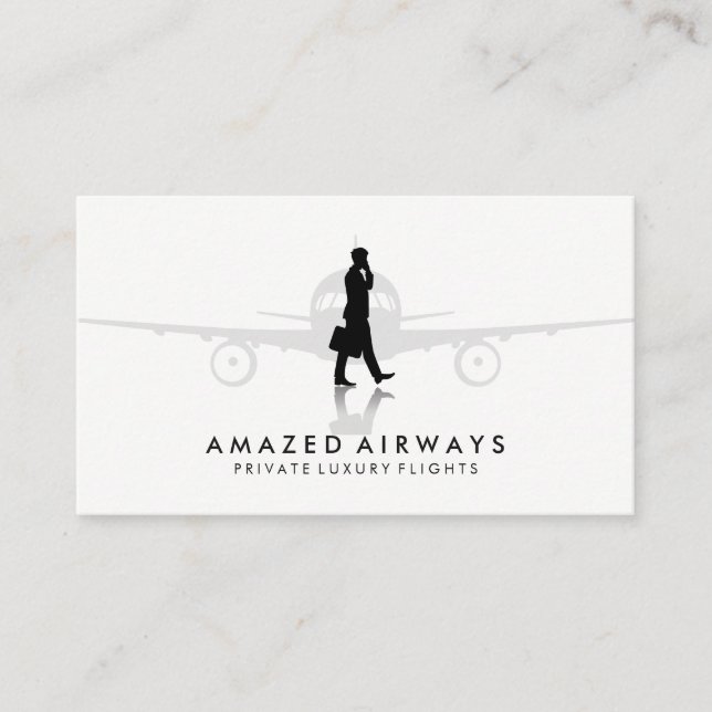 Business Travel Business Card (Front)