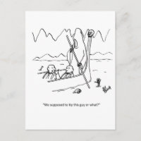 Business Trips Humour Postcard "Percenters"