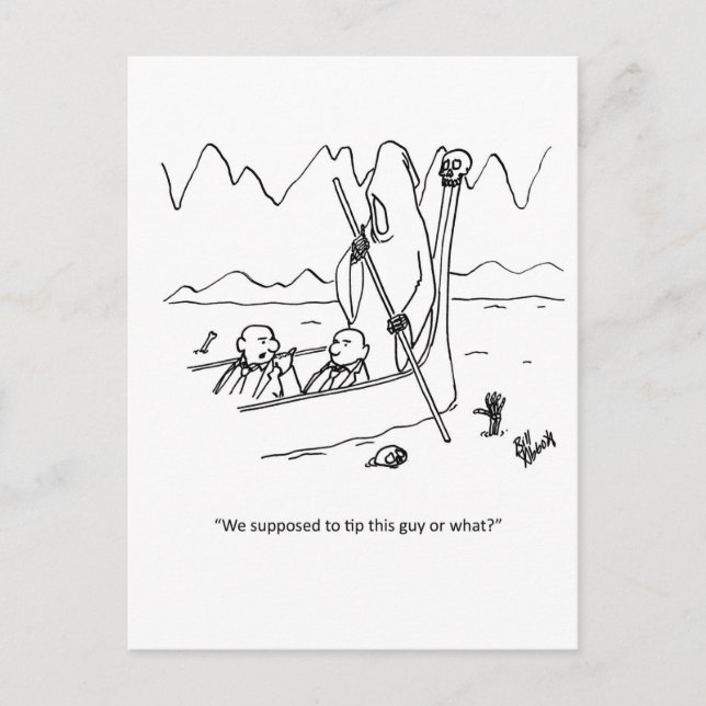 Business Trips Humour Postcard "Percenters" (Front)