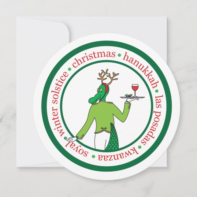 Business Unique Holiday Card (Front)