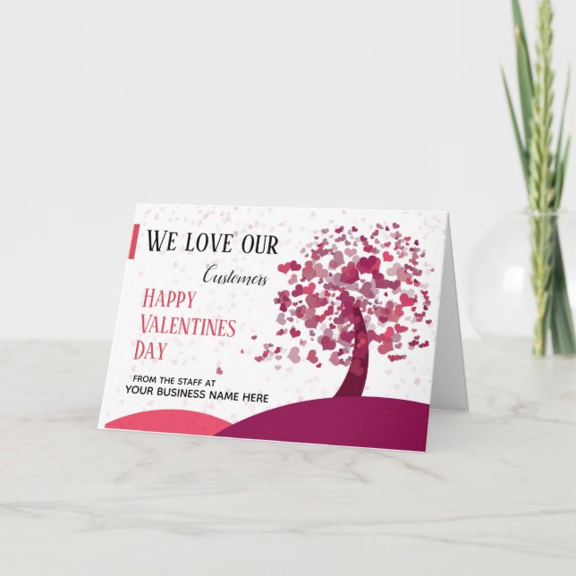 Business Valentine Card - Marketing Ideas (Front)