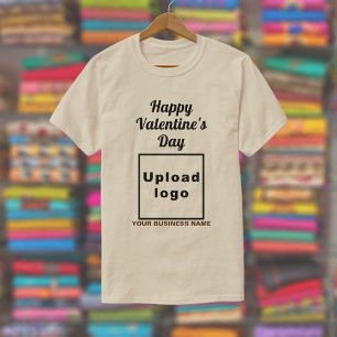Business Valentine Greeting on Sand Color T-Shirt