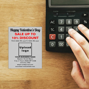 Business Valentine Sale on Grey Flyer
