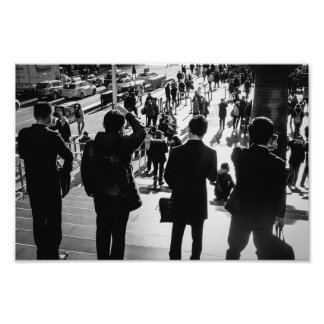 Business Venture: The Red Steps  Photo Print