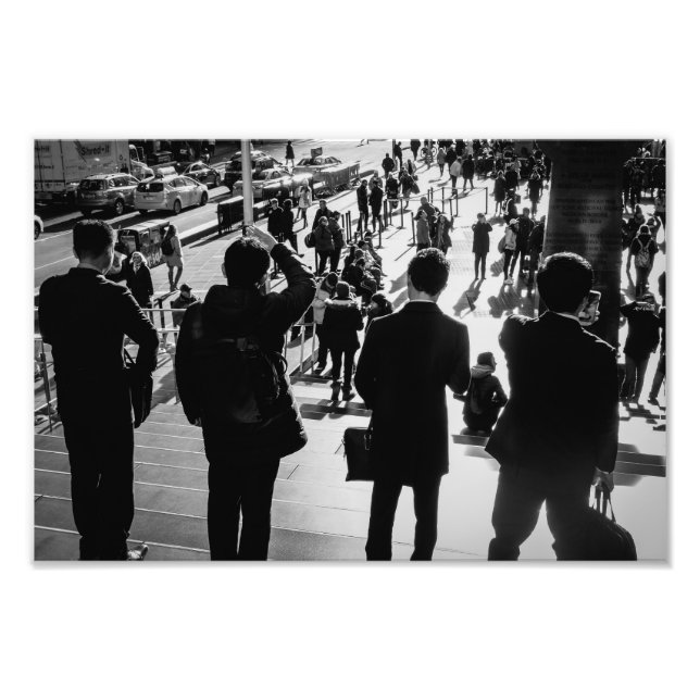 Business Venture: The Red Steps  Photo Print (Front)