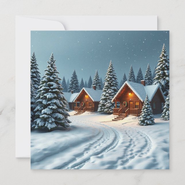 Business Verse Customer Appreciation Holiday Card (Front)