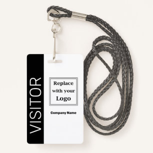Business Visitor Logo Badge Templates ID Badge