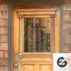 Business Welcome and Open Hours Website Window