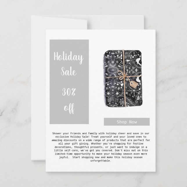 Business Welcome Email  List Promotional  Announcement (Front)