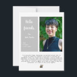 Business Welcome Email  List Promotional  Announcement<br><div class="desc">Our modern "About Me" page design is sleek and minimalistic! In shades of grey and white this combines elegance with simplicity. Featuring your photo, a warm greeting, your name, and an engaging text section, it's the perfect canvas to tell your story. Plus, there is space for your logo and additional...</div>