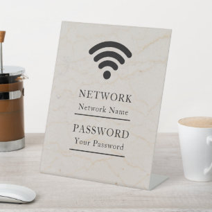 Business Wifi Morden Network Pedestal Sign