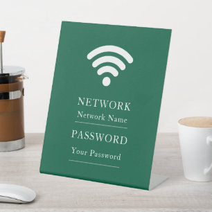 Business Wifi Morden Network Pedestal Sing Sign