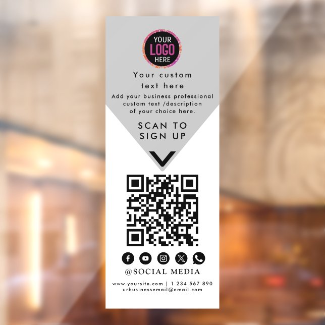  Business  Window Cling (Sheet 2)