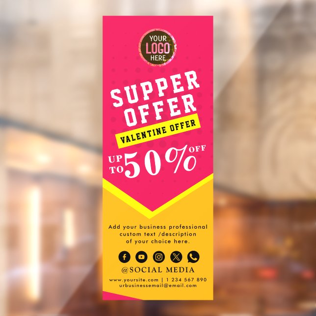  Business  Window Cling (Sheet 2)