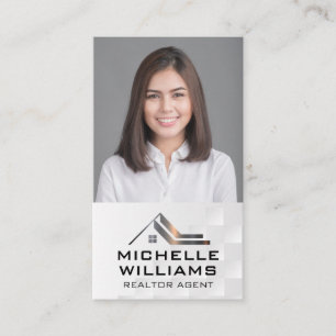 Business Woman Real Estate Logo Card