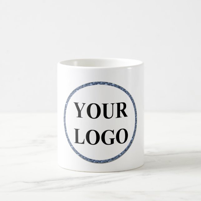 Business Your Logo Here Create Your Own Gift Coffee Mug (Center)