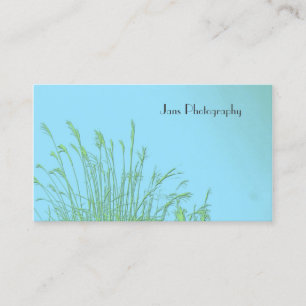 Businesscards template, weed grass business card