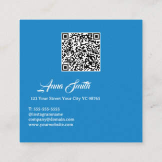 BusinessCardsforHairStylistsPrint Modern&unique Square Business Card
