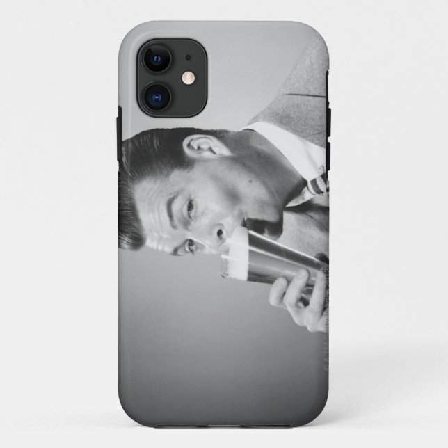 Businessman Drinking Beer Case-Mate iPhone Case (Back)