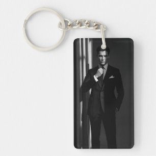 Businessman Keychain Men’s Gift for Labor Day