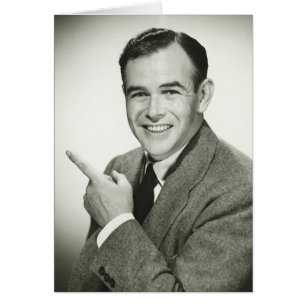 Businessman Pointing